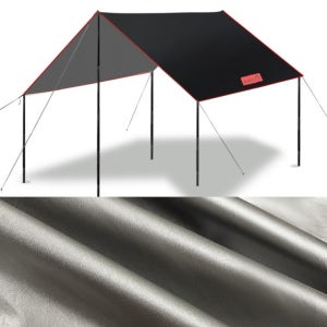 400365] 초경량 캠핑 타프 차광막 블랙타프 자외선차단 [실버코팅 그늘막 차박