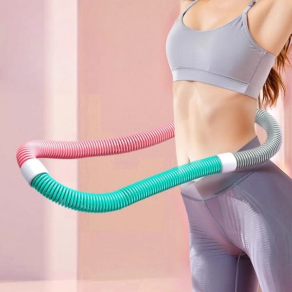 스프링훌라후프 줄 지압 다이어트 스윙핏 실내 훌라우프 효과 뱃살 전신용