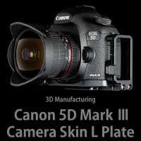 캐논 EOS 5D Mark3 카메라스킨 L 플레이트 (Black)