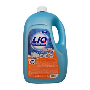 대용량 4L 리큐 클린 파워 액체 세제 구연산 함유 깔끔세탁 빨래 4L, 드럼용, 1개