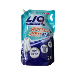 리큐 프레쉬 액체세제 리필 2.6L 세탁세제