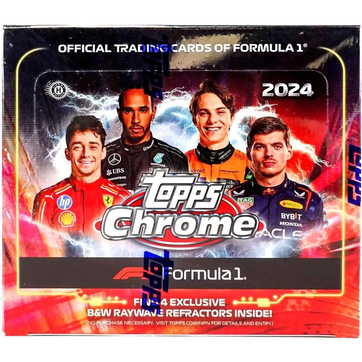 Topps F1카드 크롬포뮬라1예선랩 레이싱박스 2024 16팩