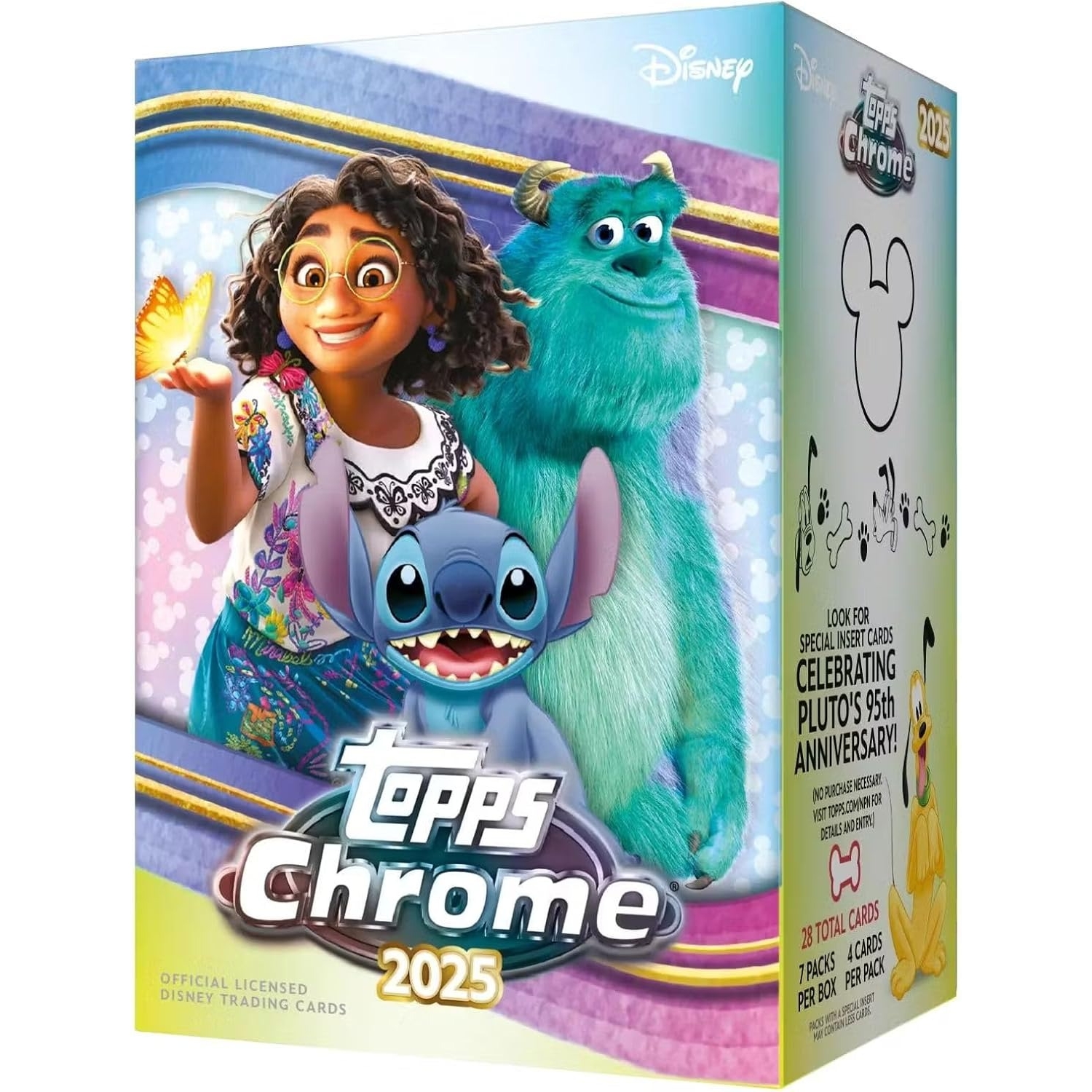 Topps 디즈니카드 크롬 블래스터박스 2025 7팩구성
