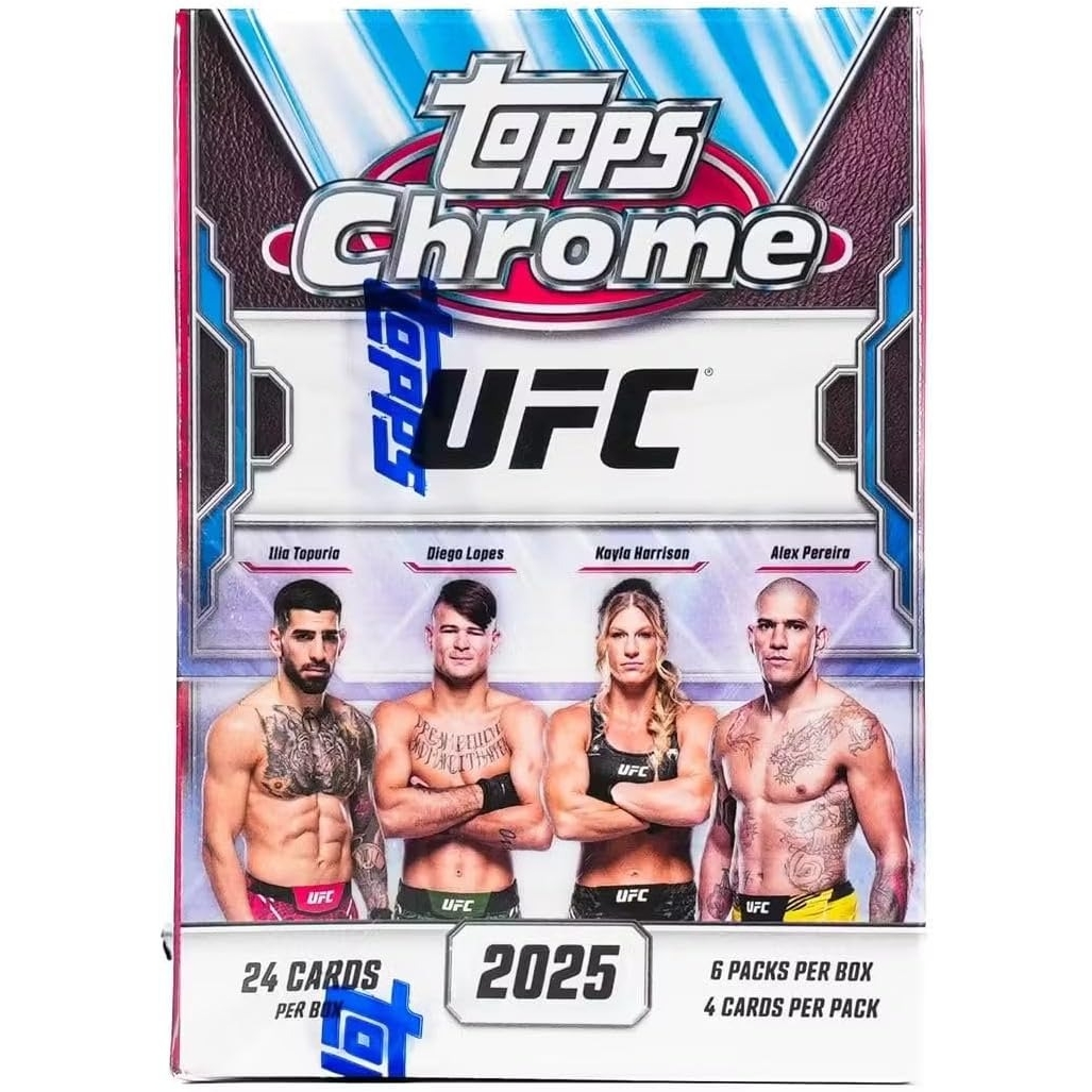 Topps UFC카드 크롬 블래스터박스 2025 6팩 격투기컬렉션