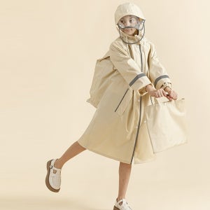 성인우비 여성비옷 우의 고급 빅사이즈 코트식 작업용 여자