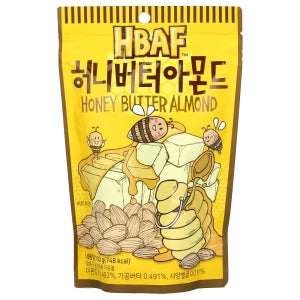에이치비에이에프, 허니 버터 아몬드, 120g(4.23oz) HBF-94449