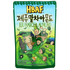 에이치비에이에프 제주 말차 아몬드 120g x 2개 HBF-94480