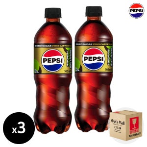 펩시콜라 펩시제로 슈거 디카페인, 500ml, 3개
