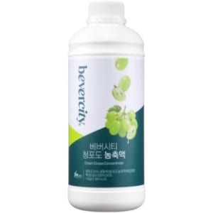 세미 베버시티 청포도농축액 1kg x 6개 청포도에이드 과일농축액 카페음료베이스