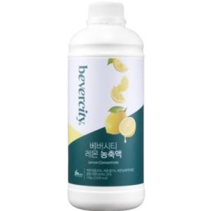 세미 베버시티 레몬농축액 1kg x6개 레몬에이드 과일농축액 카페음료베이스