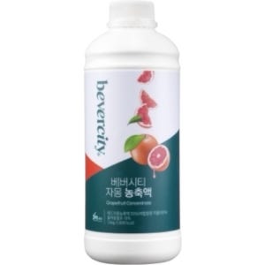 세미 베버시티 자몽농축액 1kg x6개 자몽에이드 과일농축액 카페음료베이스