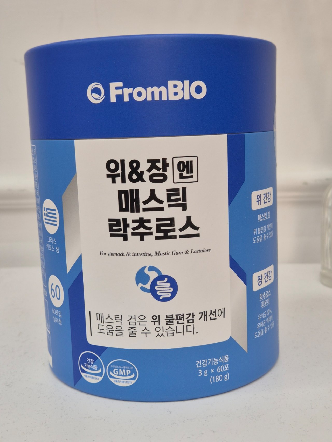 [극소량재고]프롬바이오 위앤장엔 매스틱 <b>락추로스</b> 60ea