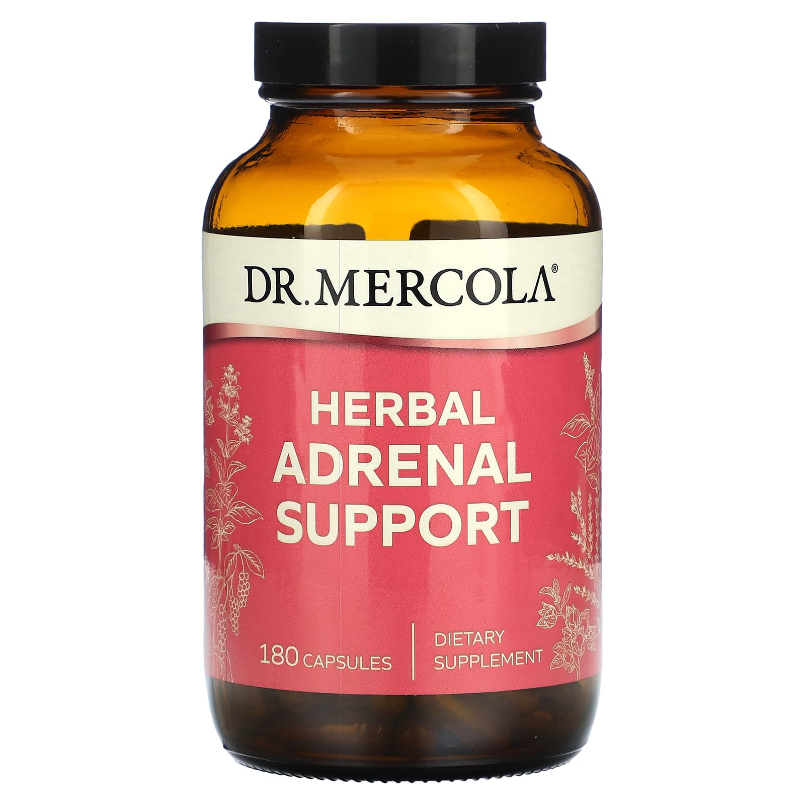 <b>Dr Mercola</b> 허브 <b>부신</b> 건강 Adrenal Support 캡슐 180정 MCL-03342