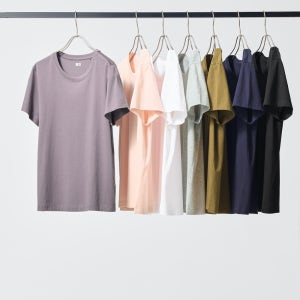 유니클로U 여성 수피마 코튼 라운드넥 반팔 티셔츠 이너티 483461 7컬러