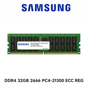 삼성전자 서버용 메모리 DDR4 32GB 2666 PC4 21300 ECC REG