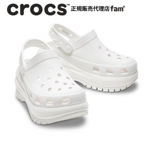 크록스 일본 crocs남녀 샌들Mega Crush Clog메가 크러시 클로그화이트