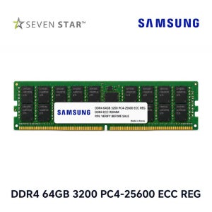삼성전자 서버용 메모리 DDR4 64GB 3200 PC4 25600 ECC REG