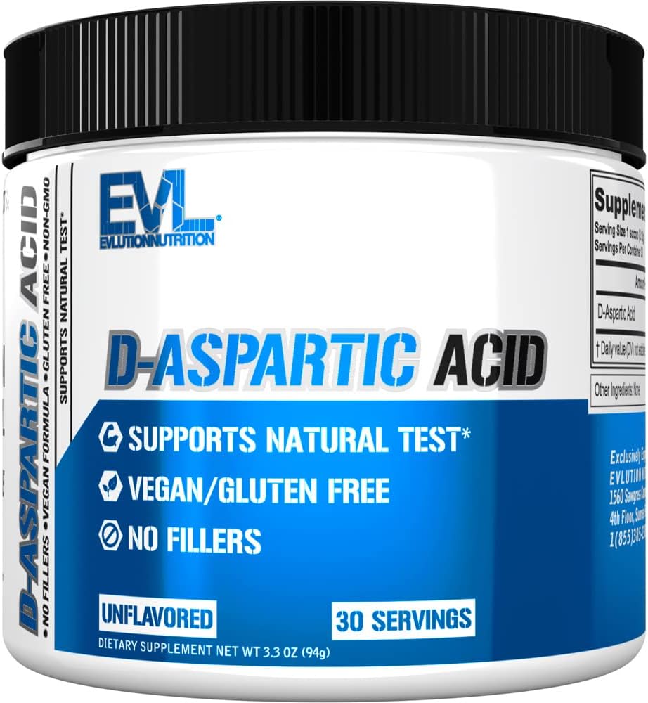 남성용 D 아스파르트산 <b>테스토스테론 부스터</b> - 3120mg DAA D-아스파르트산 <b>프리</b> 운동 파우더 머슬 빌더 3.12g 드라이브 효능과 활력을 향상시키는 남성 보조제 무향