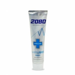 2080 뉴샤이닝 화이트 베이직 치약 125g x6개