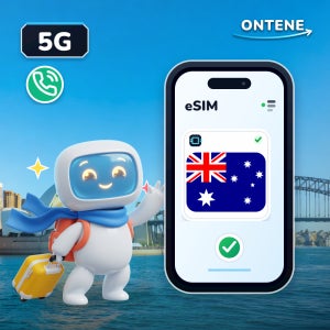 오스트레일리아이심 eSIM 총량 7일, 20GB