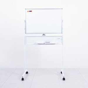 양면 회전 자석 이동식 화이트보드 M360 시리즈 4in1 패그보드 900x600mm