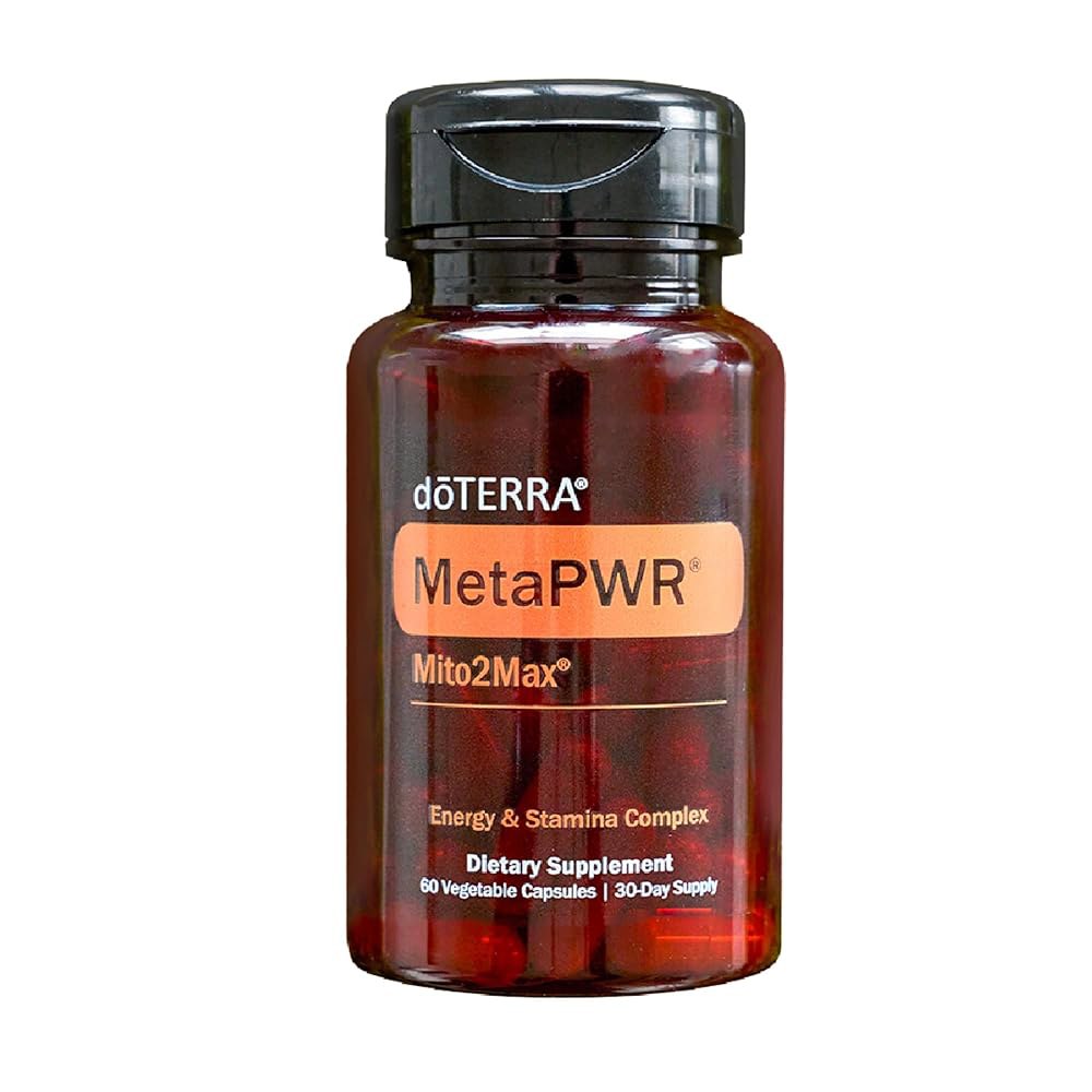 doTERRA MetaPWR Mito2Max 에너지 보충제 - 60캡슐