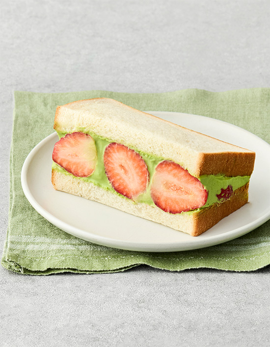 말차 딸기산도 제품 이미지