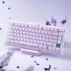 그라바스타 시리즈 키보드 1년보증AS K1 라벤더퍼플, 별빛핑크축, 40g