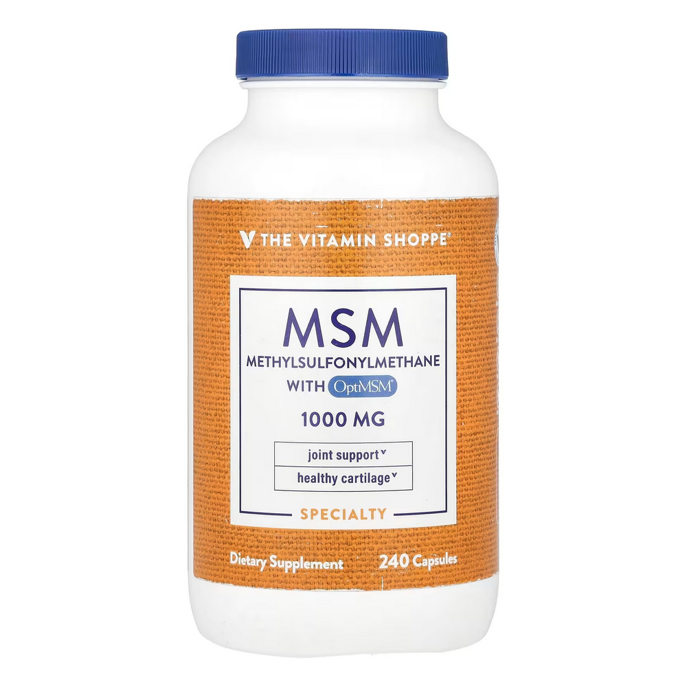 더비타민숍 <b>MSM</b> 위드 옵티<b>MSM</b> <b>1000mg</b> 240캡슐