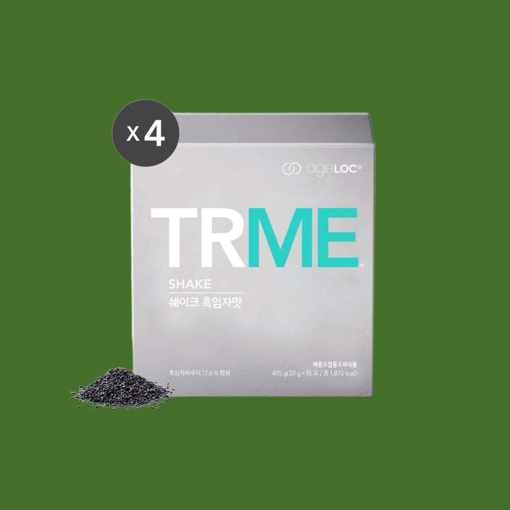 [한국 <b>뉴스킨</b> 공식홈페이지 주문제품] <b>뉴스킨</b> TRME 쉐이크 흑임자맛 패키지