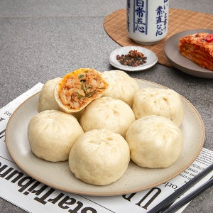 곽선생 김치왕만두 수제만두 국내산 돼지고기 배추 왕만두 간편식 냉동만두 550g