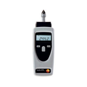 TESTO 테스토 470 적외선 및 접촉식 RPM 측정기 광학 타코미터 모터 회전수 측정
