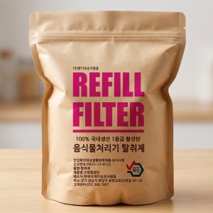 [호환] 향기로운사람들 미닉스 대용량 음식물처리기 필터 활성탄 교체 pro3500ml