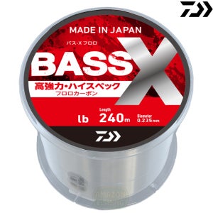 다이와(25) 배스-X 플로로 12LB-240m 카본라인 배스낚시 원줄 루어낚시