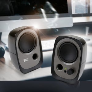 브리츠 2채널 스테레오사운드 USB 스피커 컴퓨터 노트북 데스크탑 PC용 BR-ISTANA