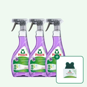 [프로쉬] 라벤더 욕실클리너 500ml 3개+수세미 1개