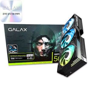 갤럭시 GALAX 지포스 RTX 5070 EX GAMER BLACK OC D7 12GB