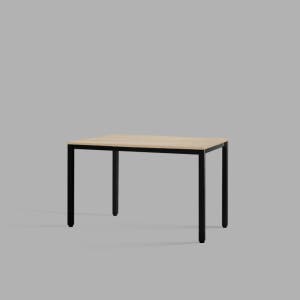[두닷] 콰트로 책상 1200x800mm, 덴버오크+딤블랙