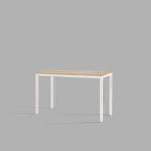 두닷 콰트로책상 학생 사무용 원룸 다용도 일자형 책상 1200x600mm, 덴버오크+에어화이트