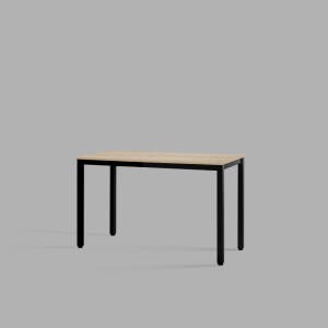 두닷 콰트로책상 학생 사무용 원룸 다용도 일자형 책상 1200x600mm, 덴버오크+딤블랙