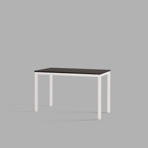 두닷 콰트로책상 학생 사무용 원룸 다용도 일자형 책상 1200x600mm, 블랙오크+에어화이트