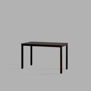 두닷 콰트로책상 학생 사무용 원룸 다용도 일자형 책상 1200x600mm, 블랙오크+딤블랙