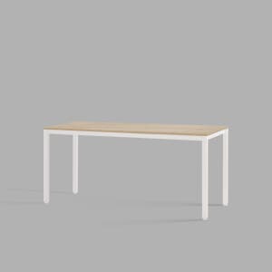 [두닷] 콰트로 책상 1600x800mm, 덴버오크+에어화이트