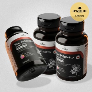 아이프라우드 초임계 쏘팔메토 맨즈코어 옥타코사놀 남성 전립선 영양제 180캡슐, 3개