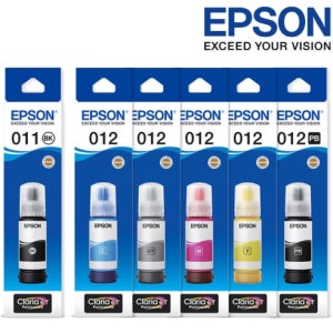 엡손정품잉크 T07J T07K 6색잉크 L8160 L8180 전용 EPSON 011 012