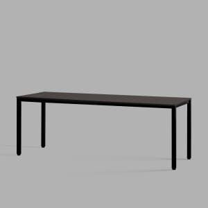 [두닷] 콰트로 책상 2000x800mm, 블랙오크+딤블랙