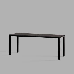 [두닷] 콰트로 책상 1800x600mm, 블랙오크+딤블랙
