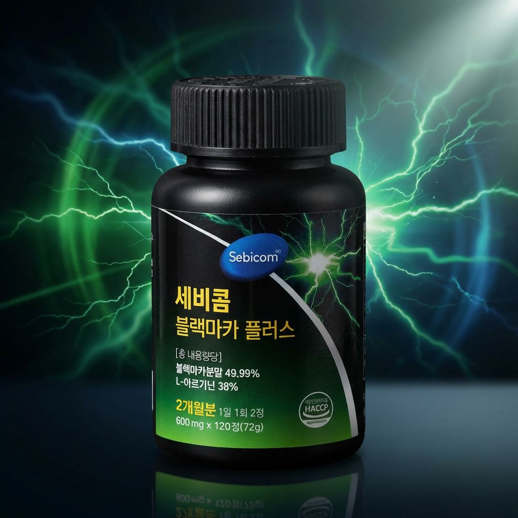 블랙마카 아르기닌 블랙마카 남성영양제 고함량 식품 플러스 효능, 120정 2개월