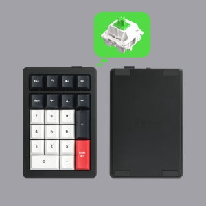 SPM AL21W 풀 알루미늄 넘버패드 기계식 키보드 숫자 키패드 21키 블랙, 몽돌 화이트