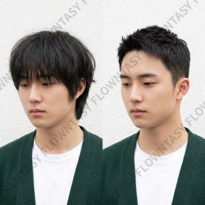 AI헤어모델 - 미용실 비포에프터 M032319